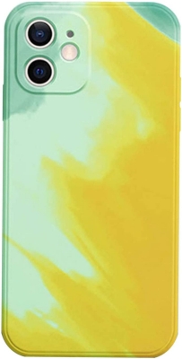 iphoneケース 水彩画 絞り染め