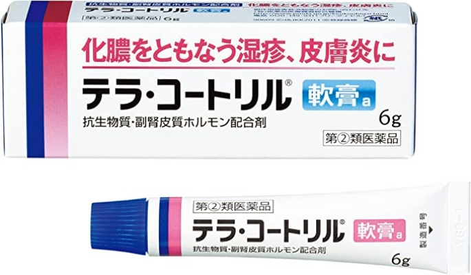 テラ・コートリル軟膏a ニキビ薬
