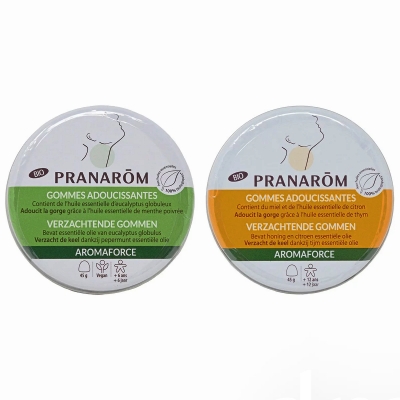 PRANAROM/プラナロム アロマフォースグミ/ユーカリミント・レモンハニー