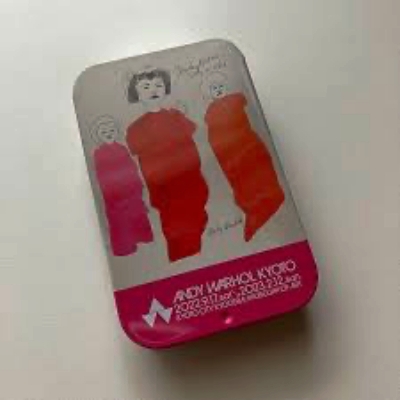andywarhol／アンディウォーホル ミントタブレット缶（京都の展示会でのグッズ）