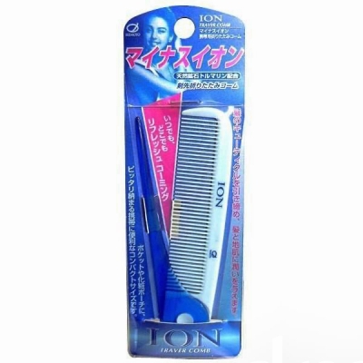 池本印子 マイナスイオン 携帯用折りたたみコーム IC-40