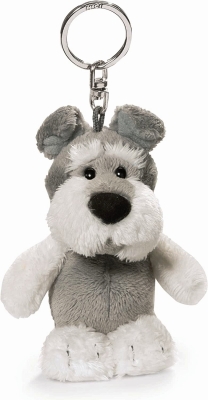 NICI/ニキ キーリング BB シュナウザー ぬいぐるみ ミニサイズ キーホルダー