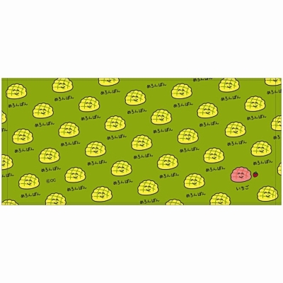 おえかきさん フェイスタオル『コンビニおえかきさん メロンパン』