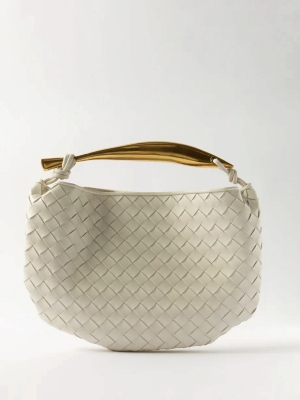 BOTTEGA BENETA／ボッテガ ヴェネタ　サーディン トップハンドルバッグ　チョーク