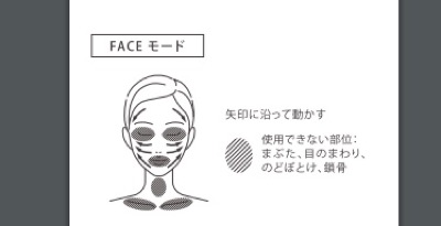 SALONIA(サロニア)EMSリフトブラシ(電気ブラシ)FACE(フェイス)モード