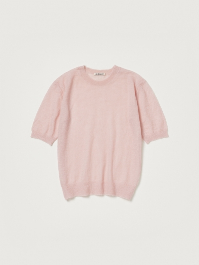 田中みな実さん【トップス】オーラリー KID MOHAIR SHEER KNIT TEE