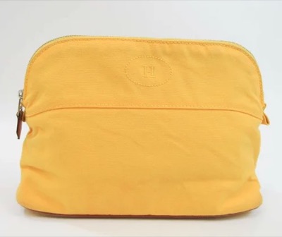 HERMES(エルメス)君島十和子さん【イエローのポーチ】