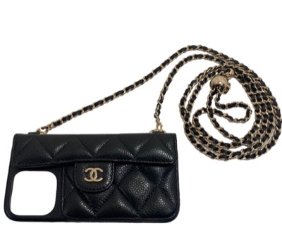 CHANELスマホショルダー君島十和子さん【黒いシャネルの携帯ケース】