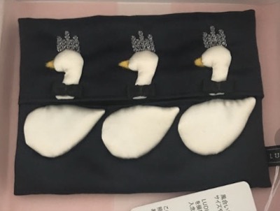 ラドロー友利新さん【白鳥柄ティッシュケース】