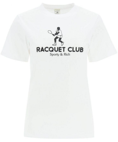 川口春奈　Sporty & Rich／スポーティーアンドリッチ　ラケットクラブTシャツ