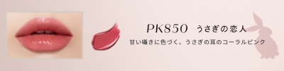 紗栄子さんのレビューの内容まとめ「ネンマクフェイク　ルージュ」PK850　うさぎの恋人