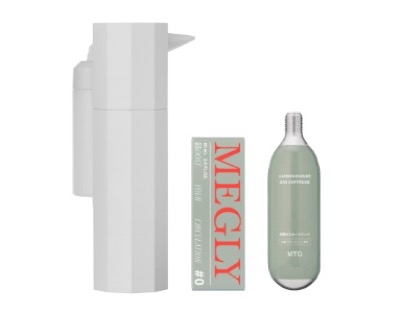 石井美保使い切りコスメ・ホワイトの炭酸美顔器MEGLY スターターキット