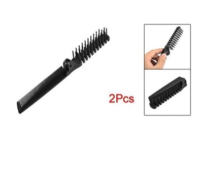 uxcell アコーム 折り畳み ヘアブラシ 