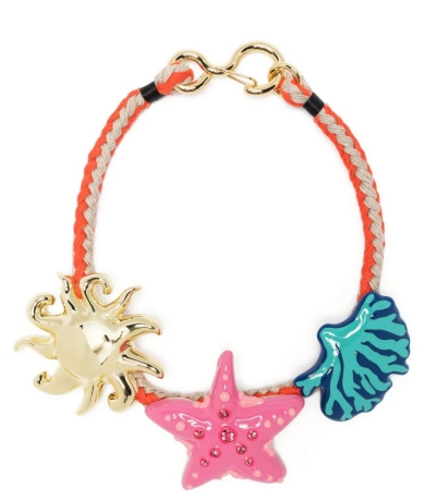 山口智子さんの一週間コーデ　Bimba y Lolaビンバ イ ローラ　シーモチーフ ネックレス