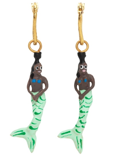 山口智子さんの一週間コーデ　【月曜日】人魚モチーフのピアス　MARNI ／マルニ