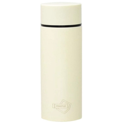 水原希子さんのかばん/バッグの中身 白いミニ水筒(タンブラー) ポケトル120 バニラ