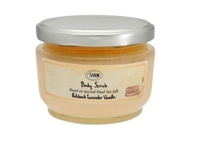 SABONボディスクラブ パチュリ・ラベンダー・バニラ