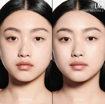 VALENTINO BEAUTY GO クッション グロウベルベットモーブ・ビフォー・アフター