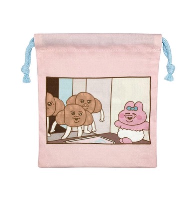 おぱんちゅうさぎ 巾着袋 おぱんちゅ クロワッサン