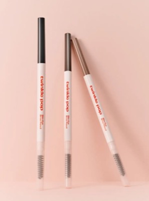 twinkle pop by.CLIO（トゥインクルポップ バイ クリオ）スリムアイブロウペンシル 02 DARK BROWN