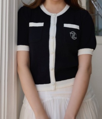 Herlipto（ハーリップトゥ）Siena Bicolor Rib Knit Set