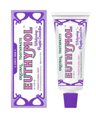 EUTHYMOL（ユーシモール）ホワイトパープル歯みがき ピーチフローラルミントの香り