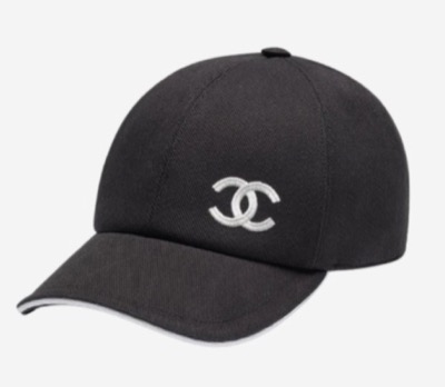 CHANEL（シャネル）キャップ コットン＆black white