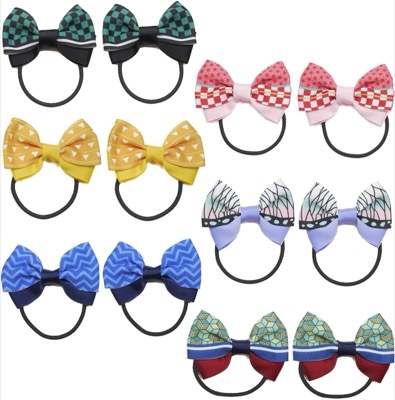 和柄 和風 リボン ヘアゴム 髪ゴム ヘア アクセサリー 8柄 単品 個包装