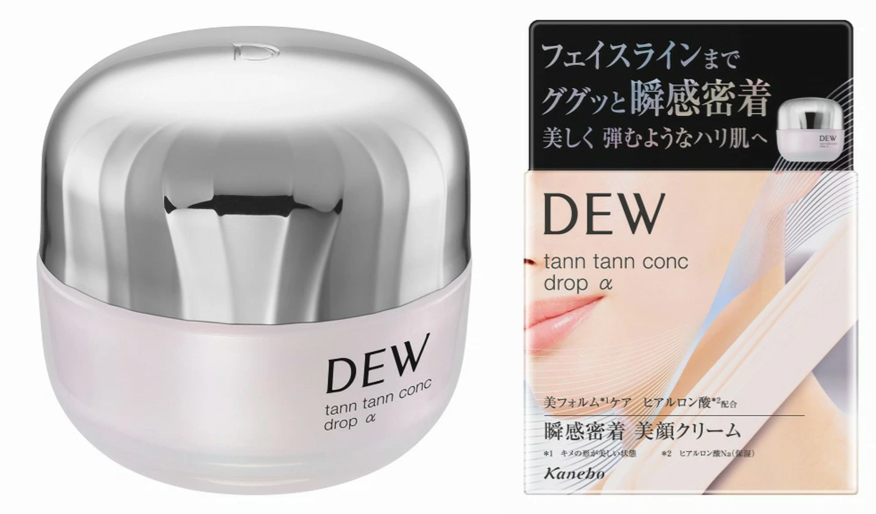 【DEW(デュウ)】輪郭キュッ!美顔クリーム / タンタンコンクドロップα