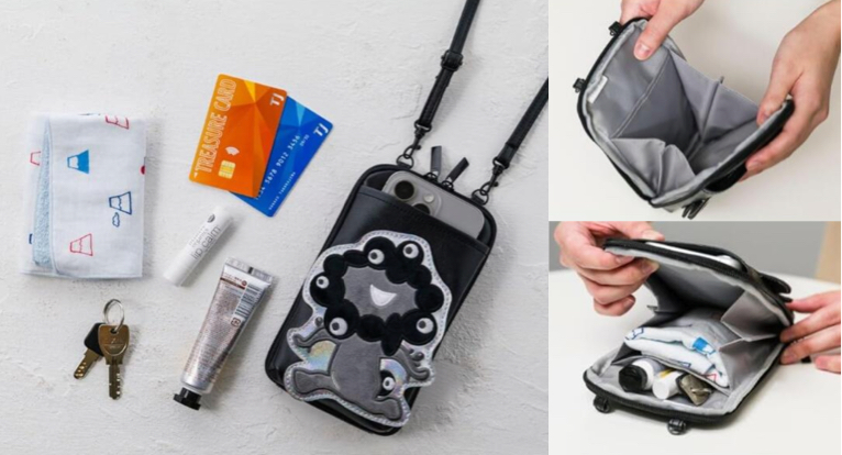 大阪・関西万博公式キャラクター ミャクミャク スマホポシェット【第2弾】モノクロver.