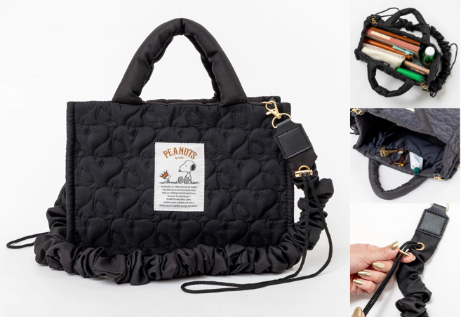 ぷっくりスヌーピーの軽量2WAYバッグ