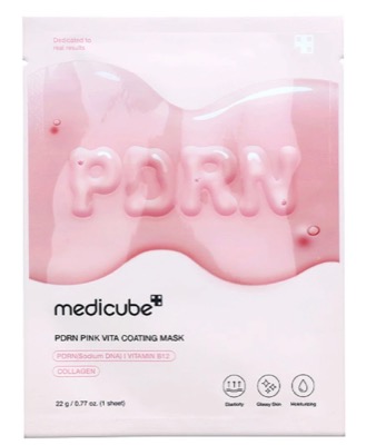 【MEDICUBE(メディキューブ)】PDRNピンクビタ コーティングマスク