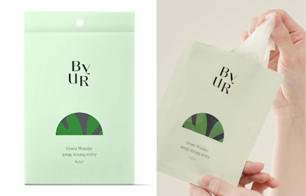 【ByUR(バイユア)】スージング グリーン アクアセラム マスク