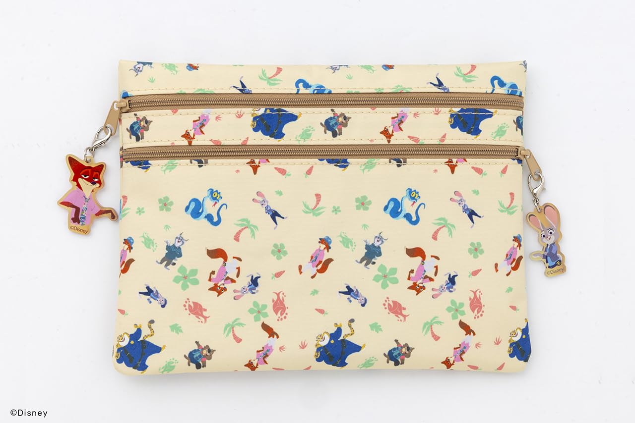 【Disney ズートピア2 SPECIAL BOOK】ジュディ&ニックの相棒ポーチは買い?中身&魅力を徹底レビュー♡2. クロウハウザーやゲイリーたちも登場する総柄デザイン