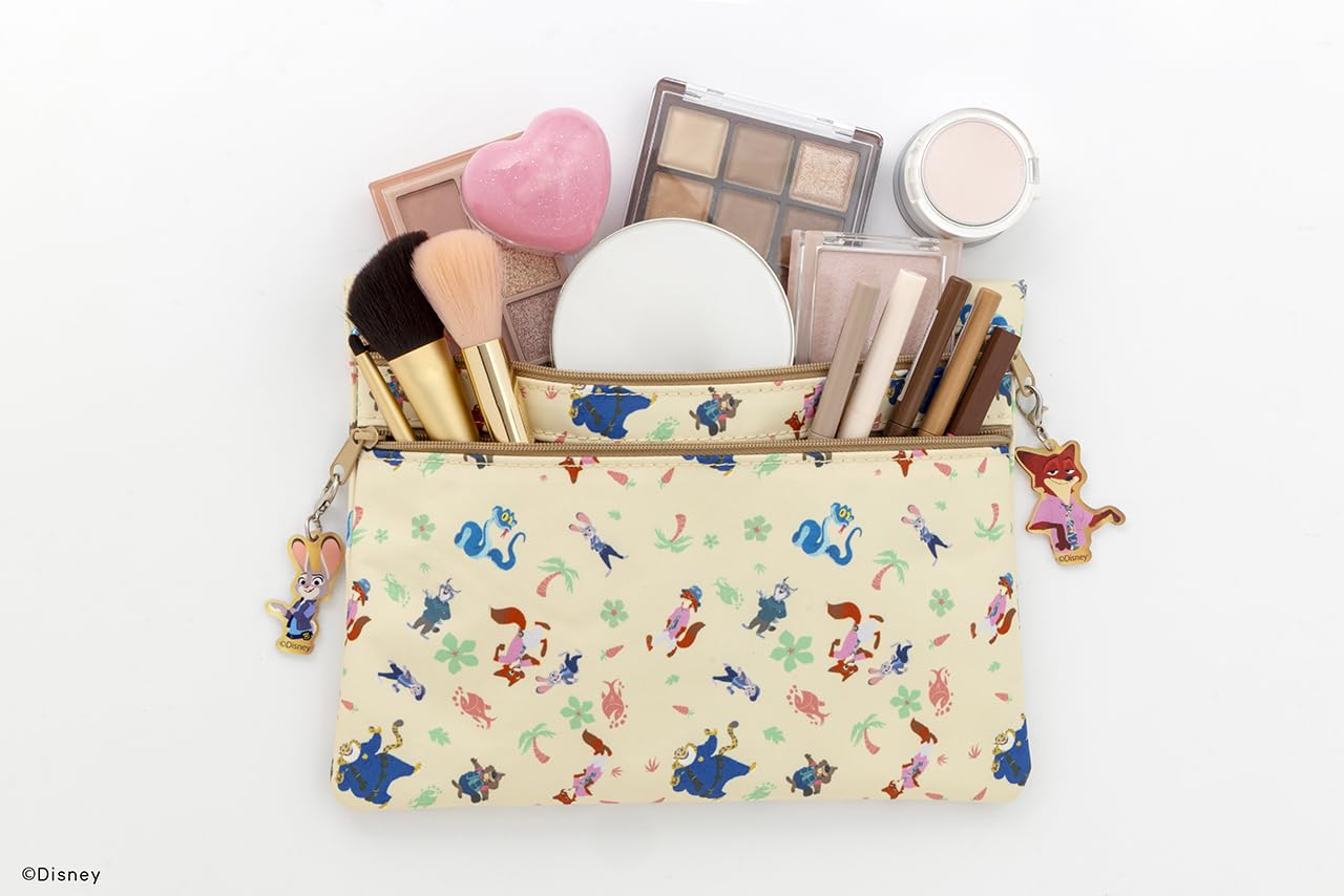 【Disney ズートピア2 SPECIAL BOOK】ジュディ&ニックの相棒ポーチは買い?中身&魅力を徹底レビュー♡3. 22.5×17.5cmでコスメもガジェットもたっぷり入る