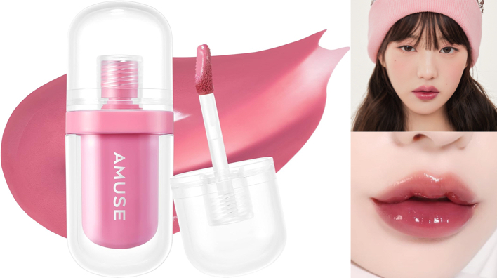 2. 【08 グレープべべ】透明感が爆発するロージーピンクAMUSEIVEウォニョンリップ