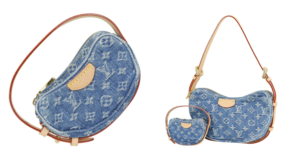 LVリミックス(モノグラム デニム) クロワッサン M46856