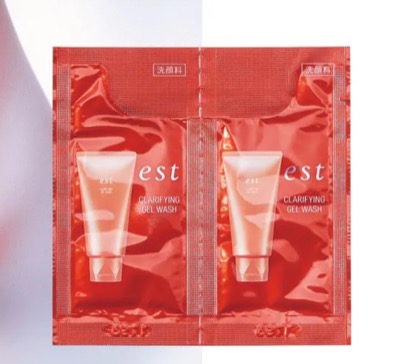 1. est クラリファイイング ジェル ウォッシュ（角栓崩壊ジェル洗顔） 2.5g×2包