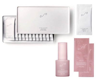 2. p/d「ご褒美スクラブ＆導入美容液セット」