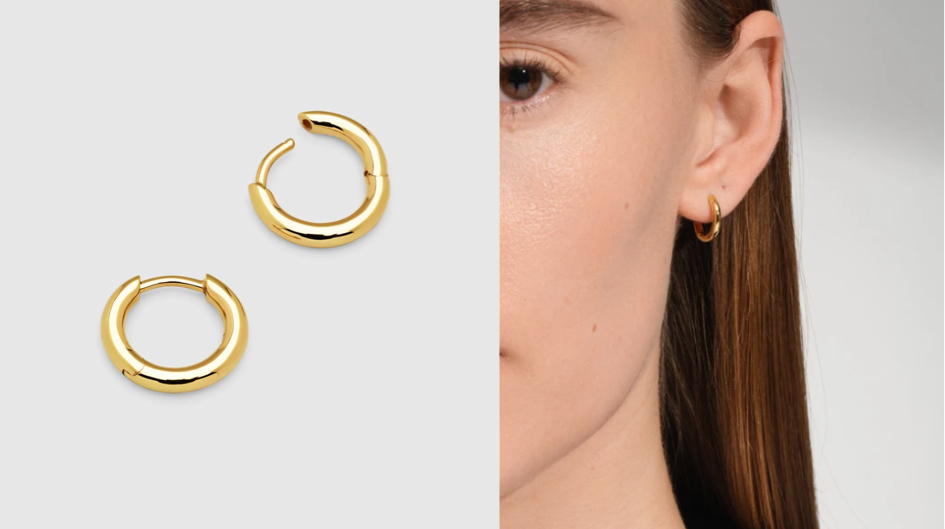 tomwoodトムウッドのゴールドフープピアス