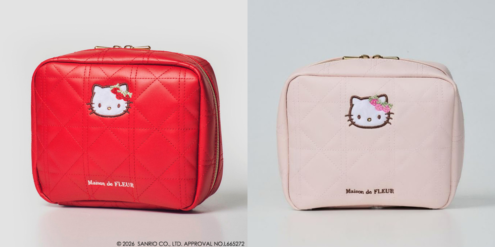 Maison de FLEUR × HELLO KITTY「いちご」コラボ 6種！