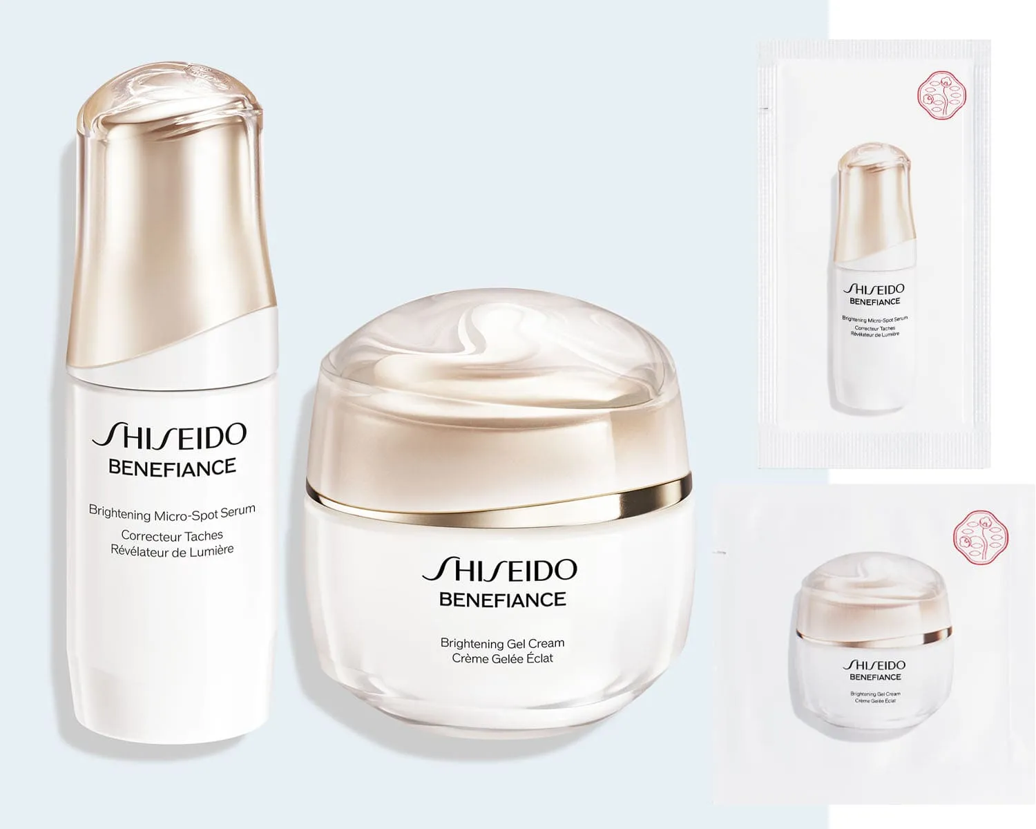 3. SHISEIDO ベネフィアンス「光を操る透明感肌セット」（各1包）