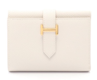 Hermes（エルメス）ベアン コンビネ ヴォーエプソン コンパクトウォレット