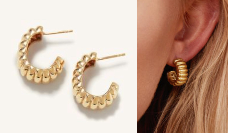 MEJURI（メジュリ）シャーロットボールドフープピアス