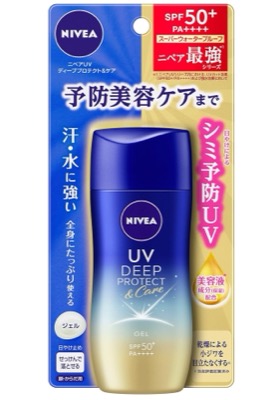 ④ ニベア UV ディープ プロテクト&ケア ジェル SPF50+